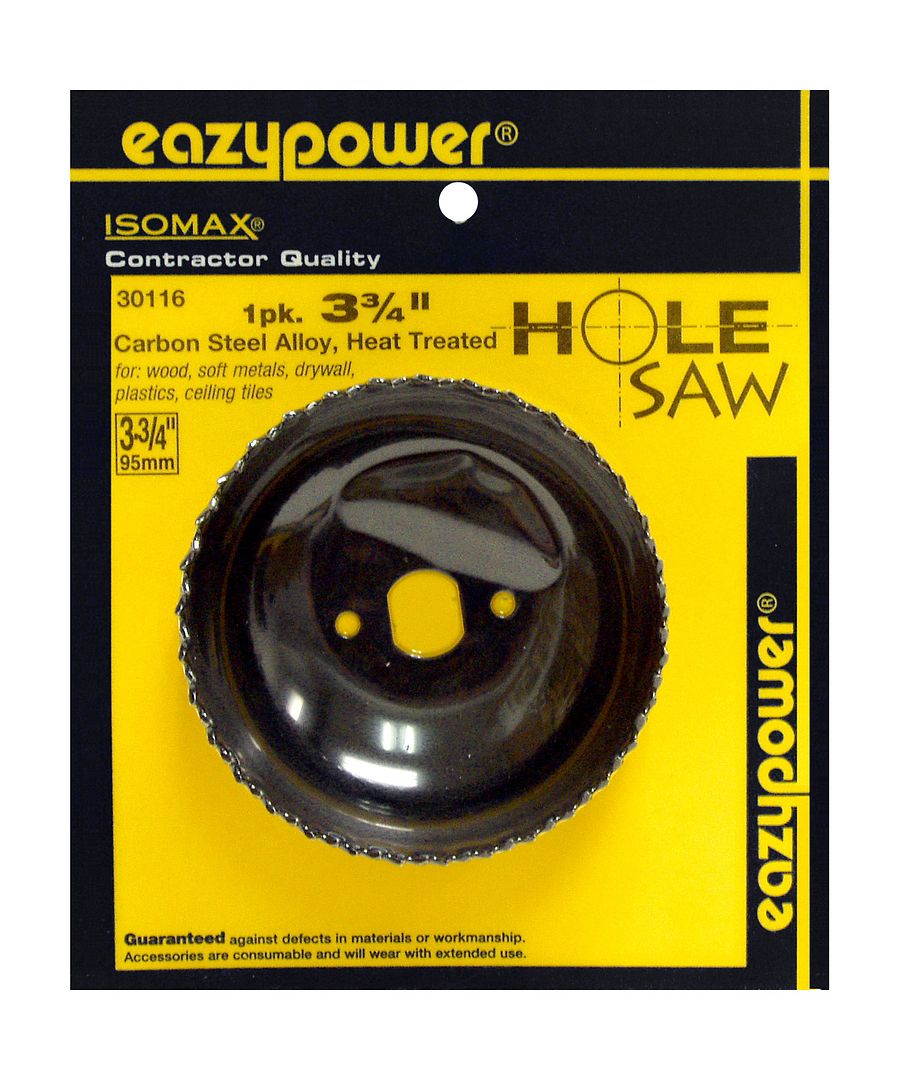 3-3/4" CARBON STEEL HOLE