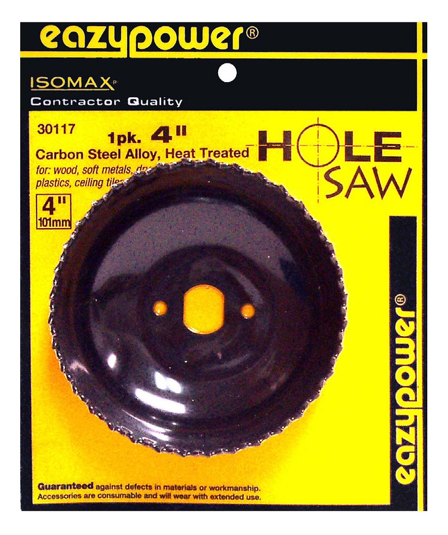 4" CARBON STEEL HOLE SAW