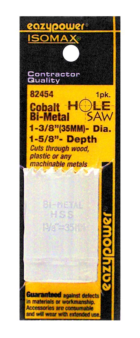 1-3/8" X 1/3/8" COBALT BI-METAL