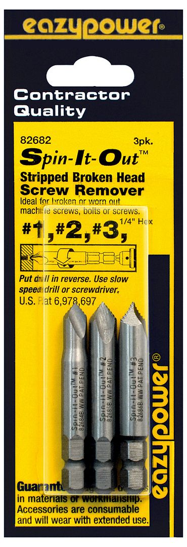 #3 SPIN IT OUT SCREW REMOVER