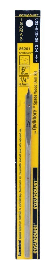 1/4" QWIKBORE 6" SPADE