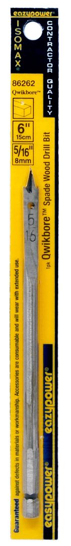5/16" QWIKBORE 6" SPADE
