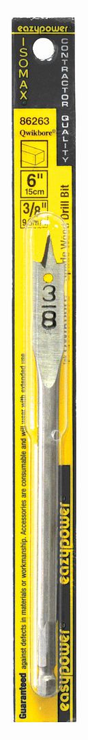 3/8" QWIKBORE 6" SPADE