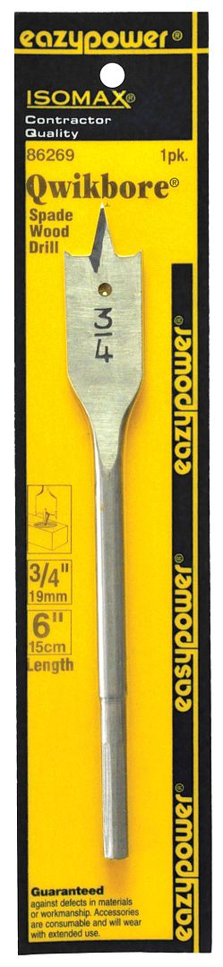 3/4" QWIKBORE 6" SPADE