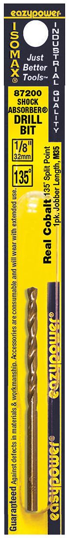 1/8" REAL COBALT 135 SPLIT POINT