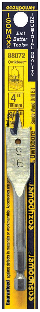 9/16" QWIKBORE 4" SPADE