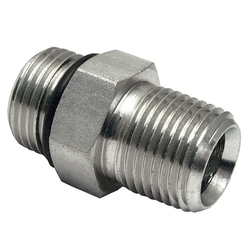MALE PIPE-MALE BOSS O-RING ADAPTER- MALE PIPE THREAD 3/4"-14 - MALE BOSS THREAD 1 5/16"-12