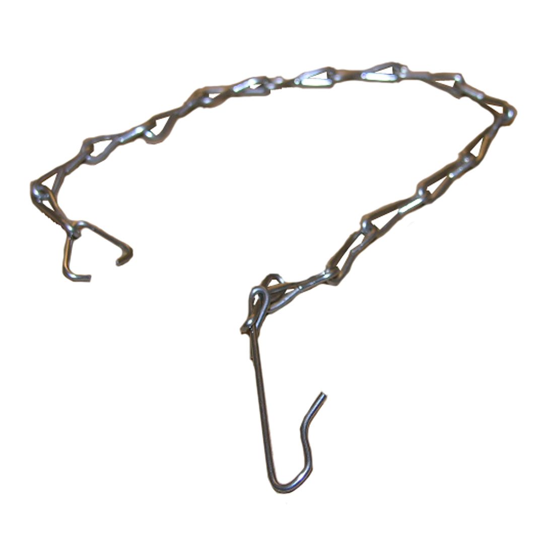 9-1/2" STAINLESS STEEL TOIL FLAP CHAIN