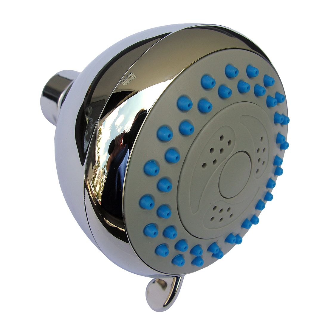 CHROME PLATED 3-FUNCTION SHOWER HEAD