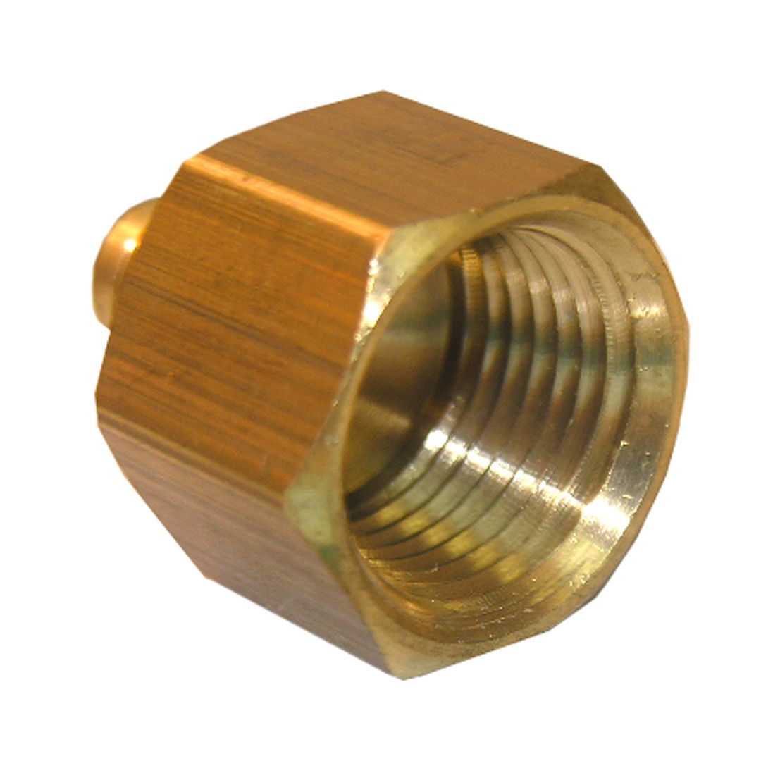5/16" FLARE X 1/4" FEMALE PIPE THREAD BRASS ADAPTER