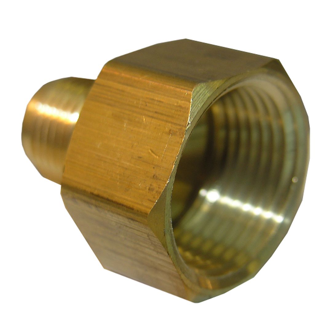 3/8" FLARE X 3/4" FEMALE PIPE THREAD BRASS ADAPTER