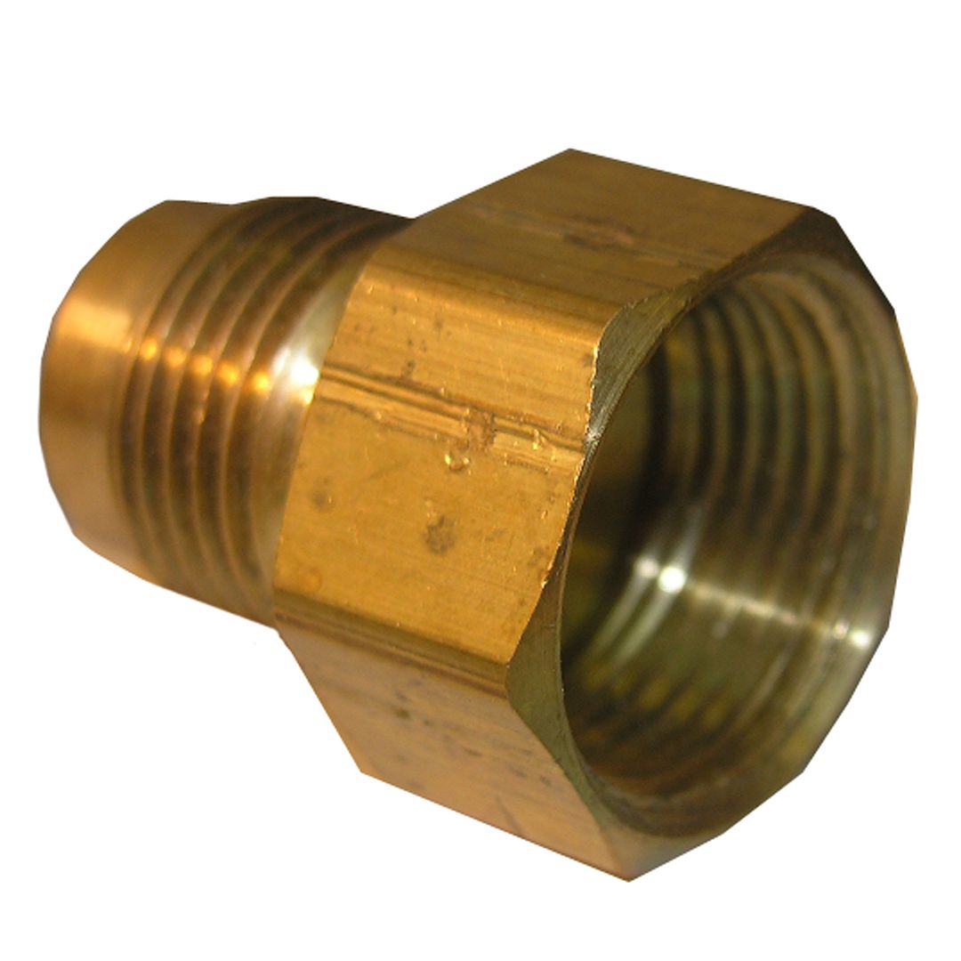 5/8" FLARE X 3/4" FEMALE PIPE THREAD BRASS ADAPTER