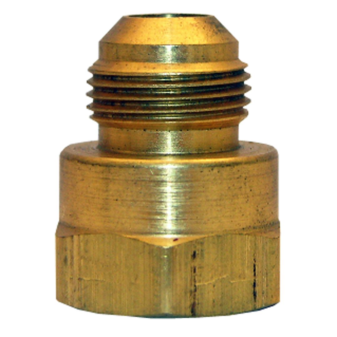 15/16" FLARE X 1/2" FEMALE PIPE THREAD BRASS ADAPTER