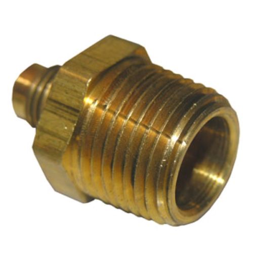 5/16" FLARE X 1/2" MALE PIPE THREAD BRASS ADAPTER