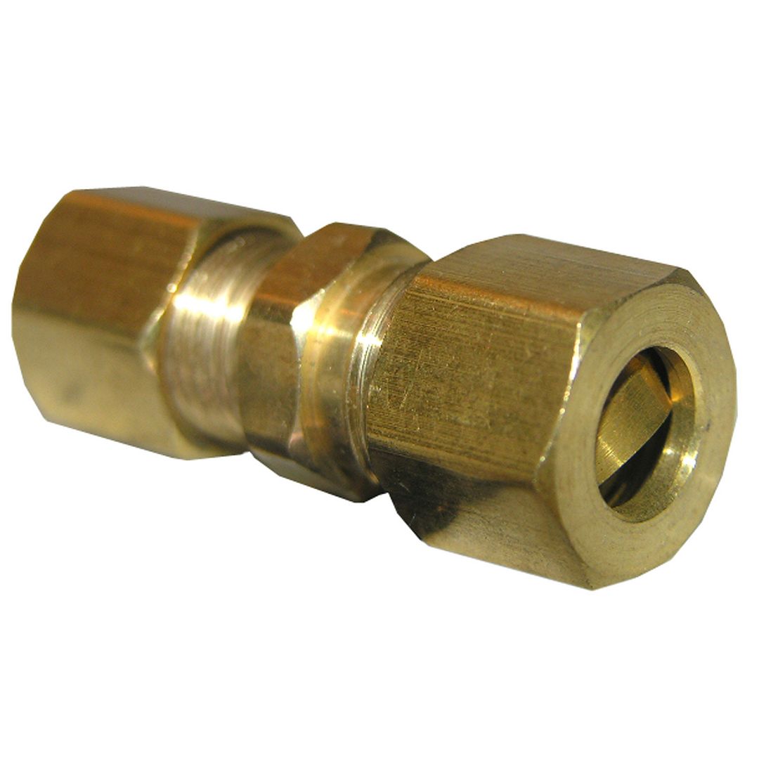 5/16" X 1/4" BRASS COMPRESSION UNION