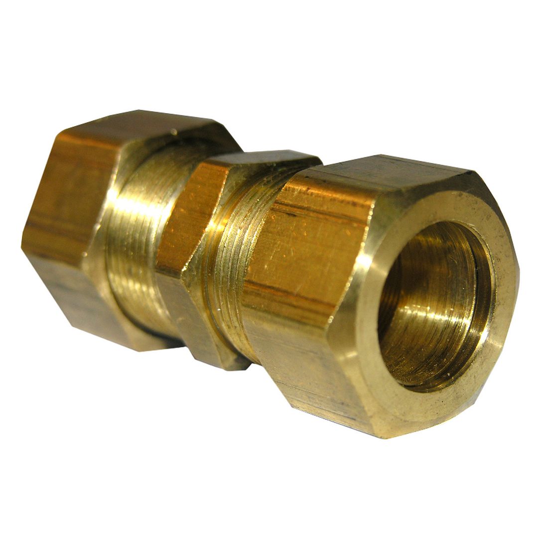 3/8" BRASS COMPRESSION UNION