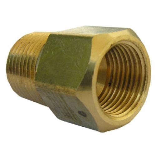 1/2" FEMALE FLARE X 1/2" MALE PIPE THREAD BRASS ADAPTER