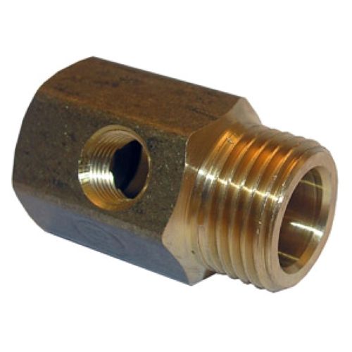 1/2" SLIP JOINT MALE X 1/2" SLIP JOINT FEMALE X 1/8" FEMALE PIPE THEAD BRASS ADAPTER