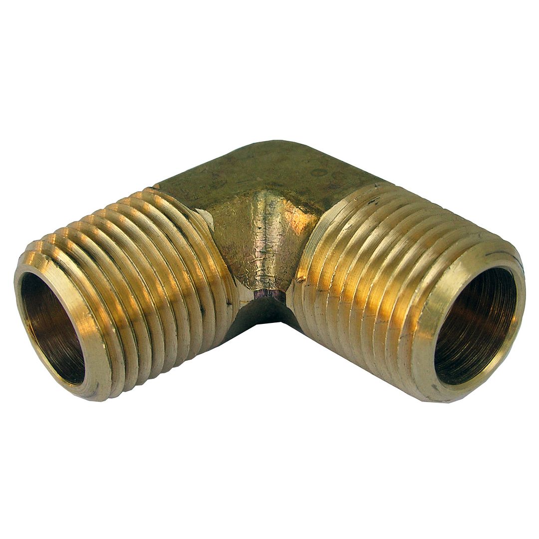 1/2" MALE PIPE THREAD BRASS ELBOW