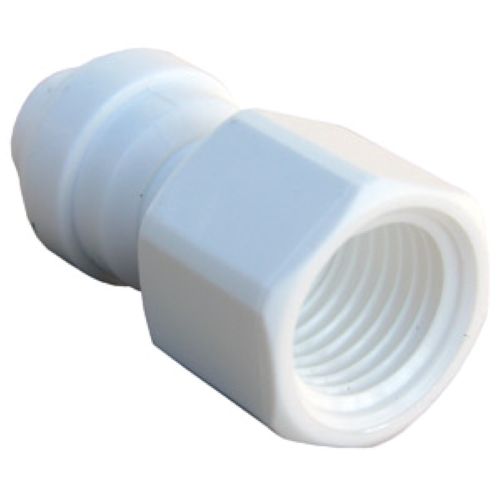PLASTIC PUSH IN FITTING, 1/4" OD TUBE X 1/4" FEMALE PIPE THREAD ADAPTER