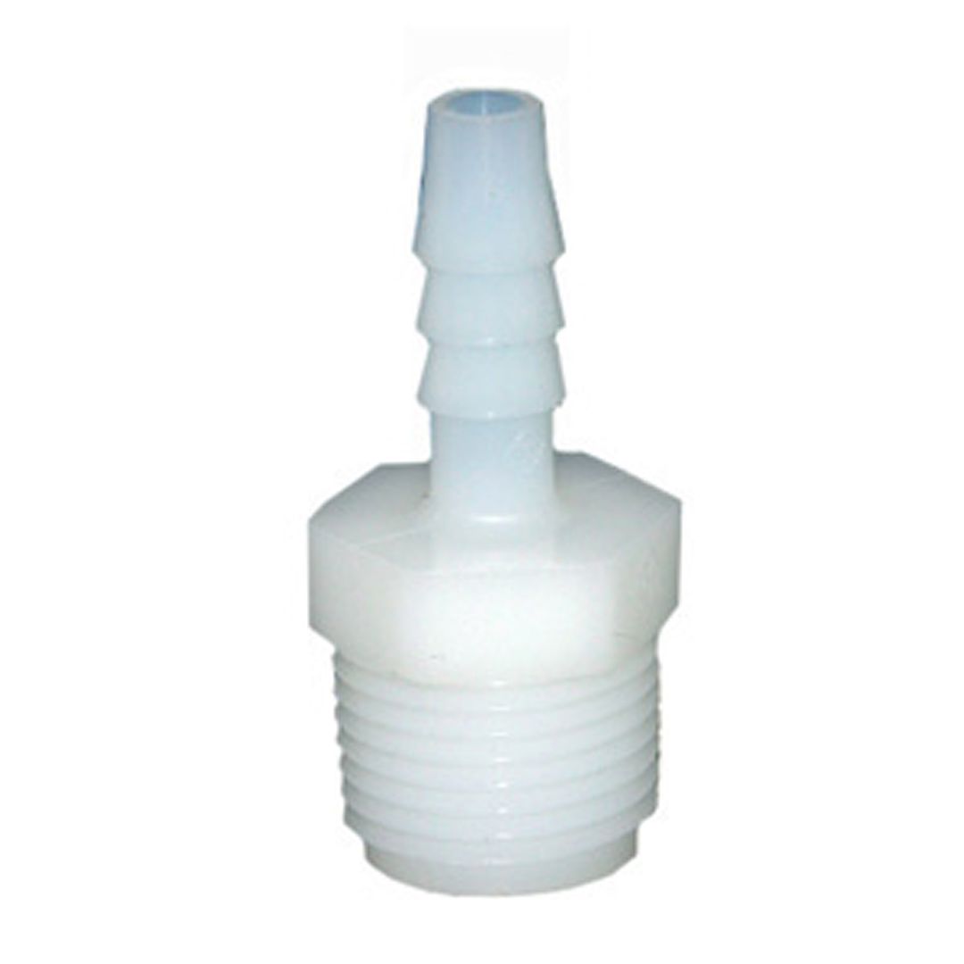 NYLON BARB FITTING 1/4" INSERT X MALE PIPE ADAPTER