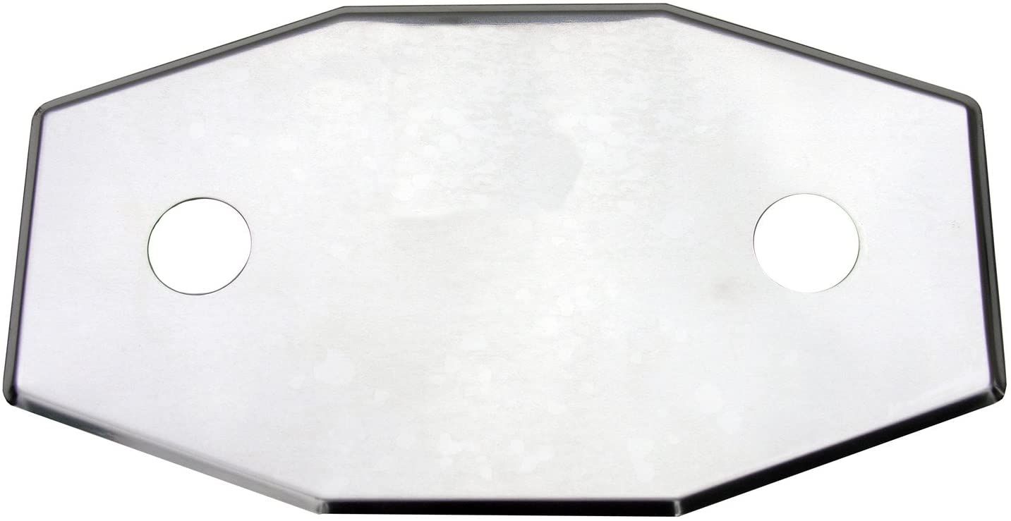 CHROME PLATED 2-HOLE REMODEL PLATE