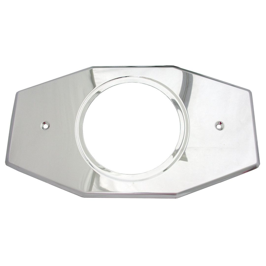 CHROME PLATED 1-HOLE REMODEL PLATE