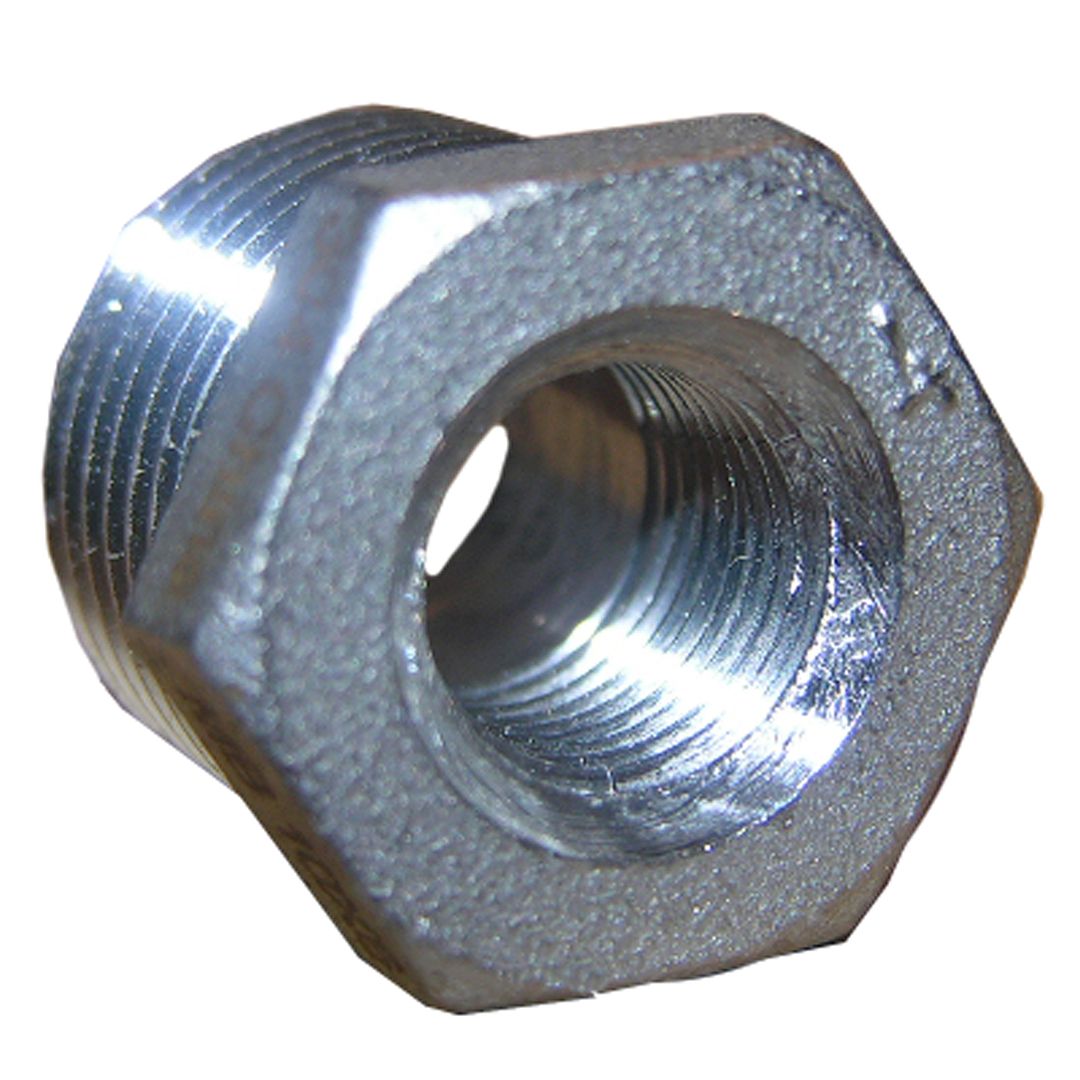 1/4" X 1/8" TYPE 304 STAINLESS STEEL HEX BUSHING