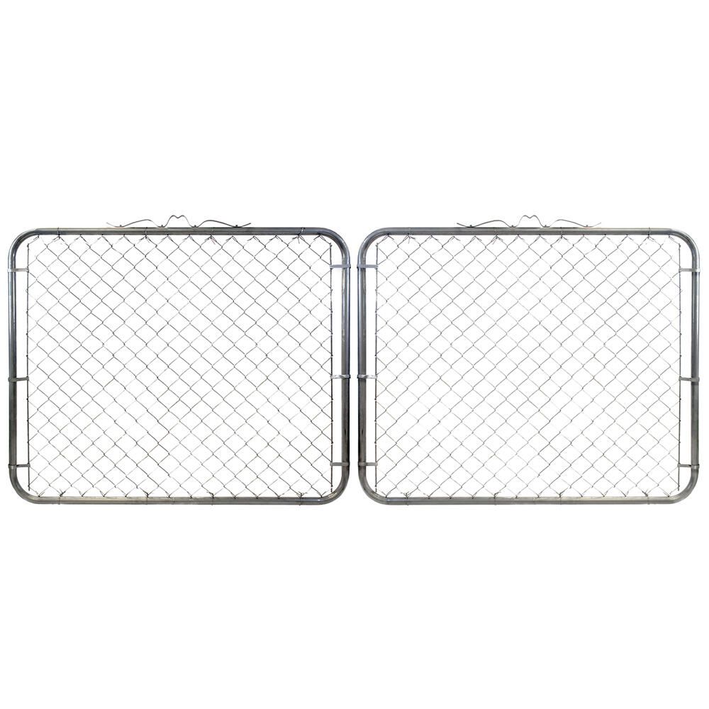 12' X 4' DOUBLE CHAINLINK GATE