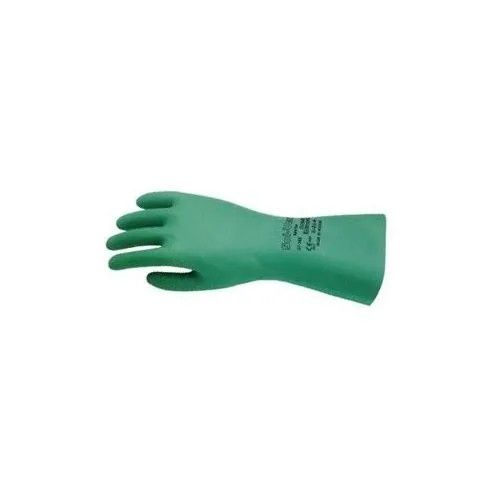 Green Nitrile Gloves, Size 10 (Large), 15 Mil, 12 pack