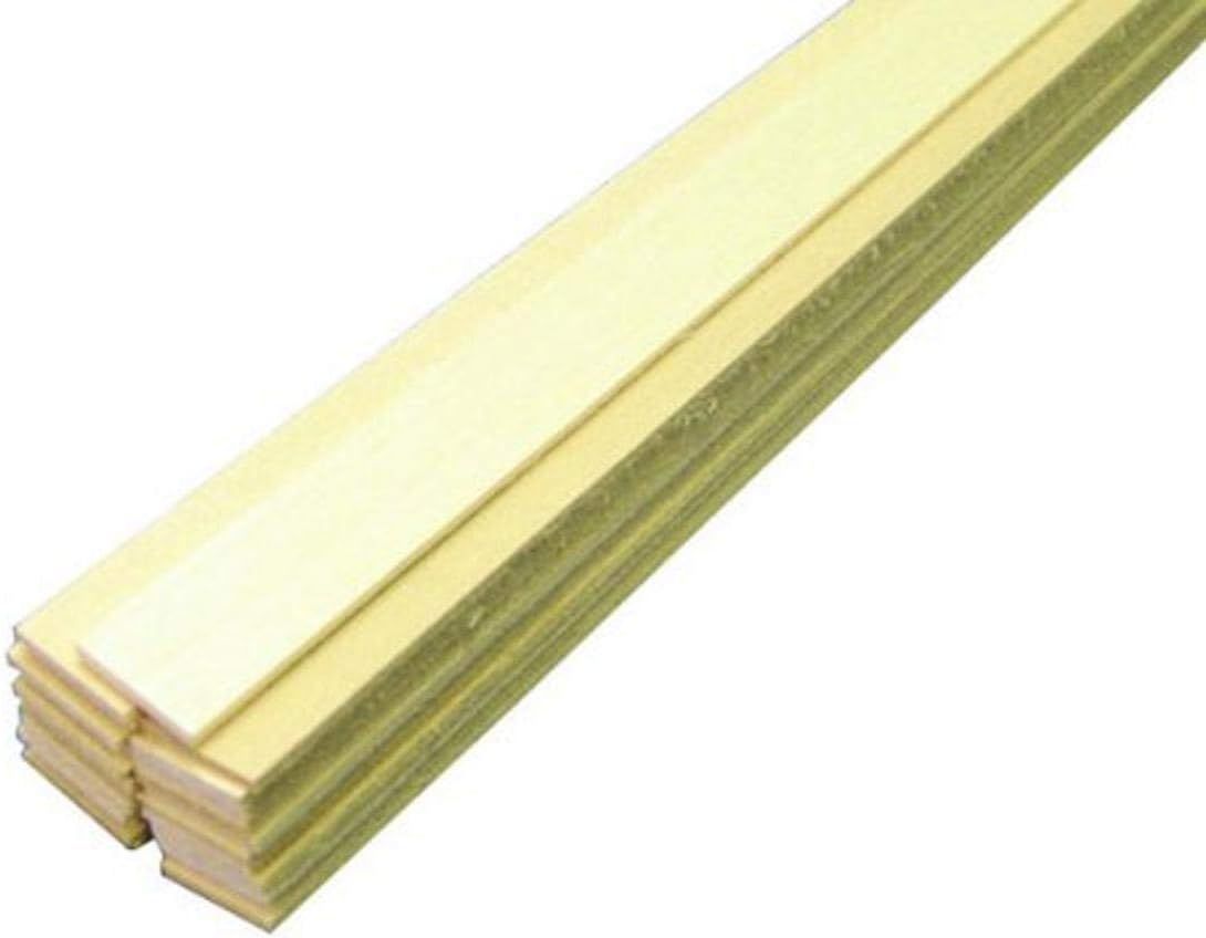 Midwest Products 4029 Micro-Cut Quality Basswood Strip, 0.0625 x 0.5 x 24 Inch