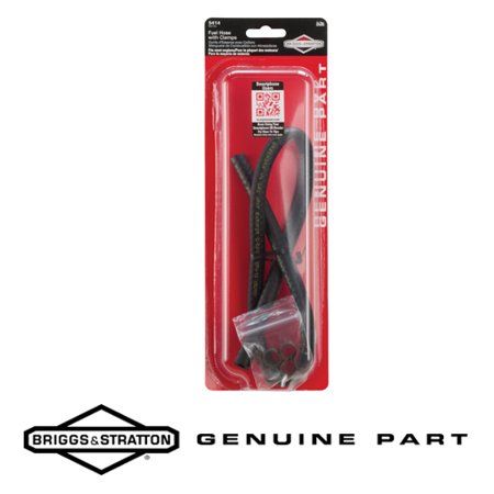 FUEL HOSE WITH CLAMPS