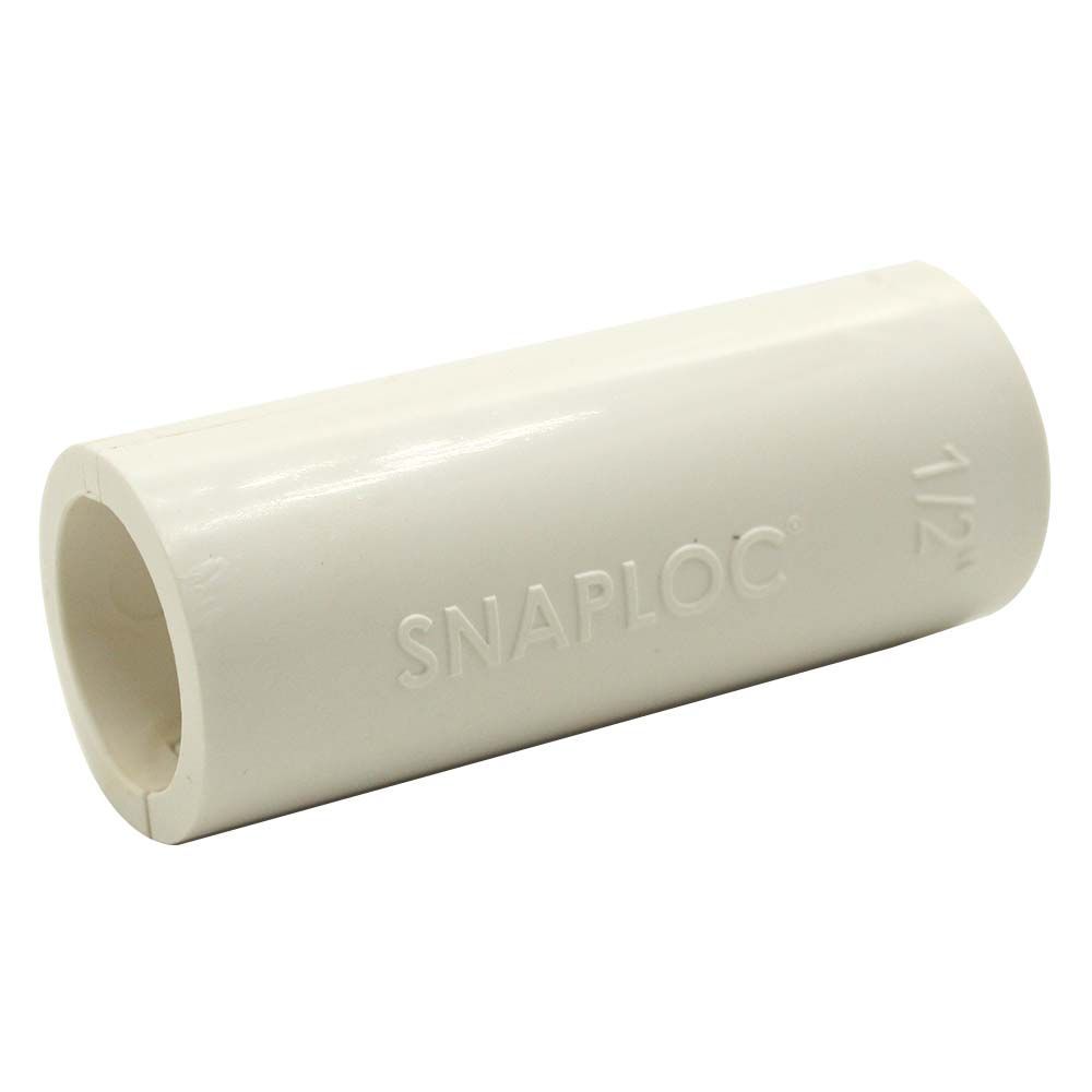 SNAPLOC 1/2 Inch PVC Pipe Repair Coupling