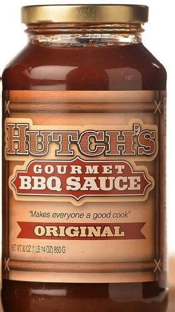 HUTCH'S BBQ SAUCE 19.5 OZ