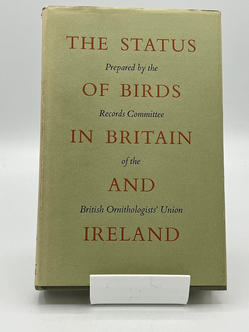 The status of birds in Britain and Ireland;