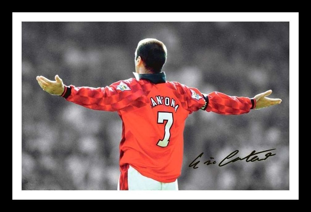 Eric Cantona - Manchester United Autograph Signed & Framed Photo - Picture 1 of 1
