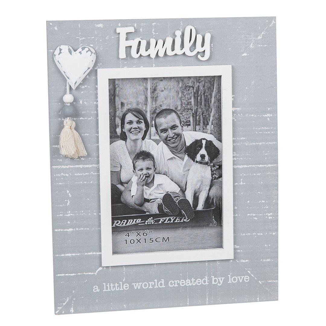 Shudehill Cool Grey Tassel Frame - Mum Nan Sister Aunt Family Friends Daughter - Picture 9 of 11