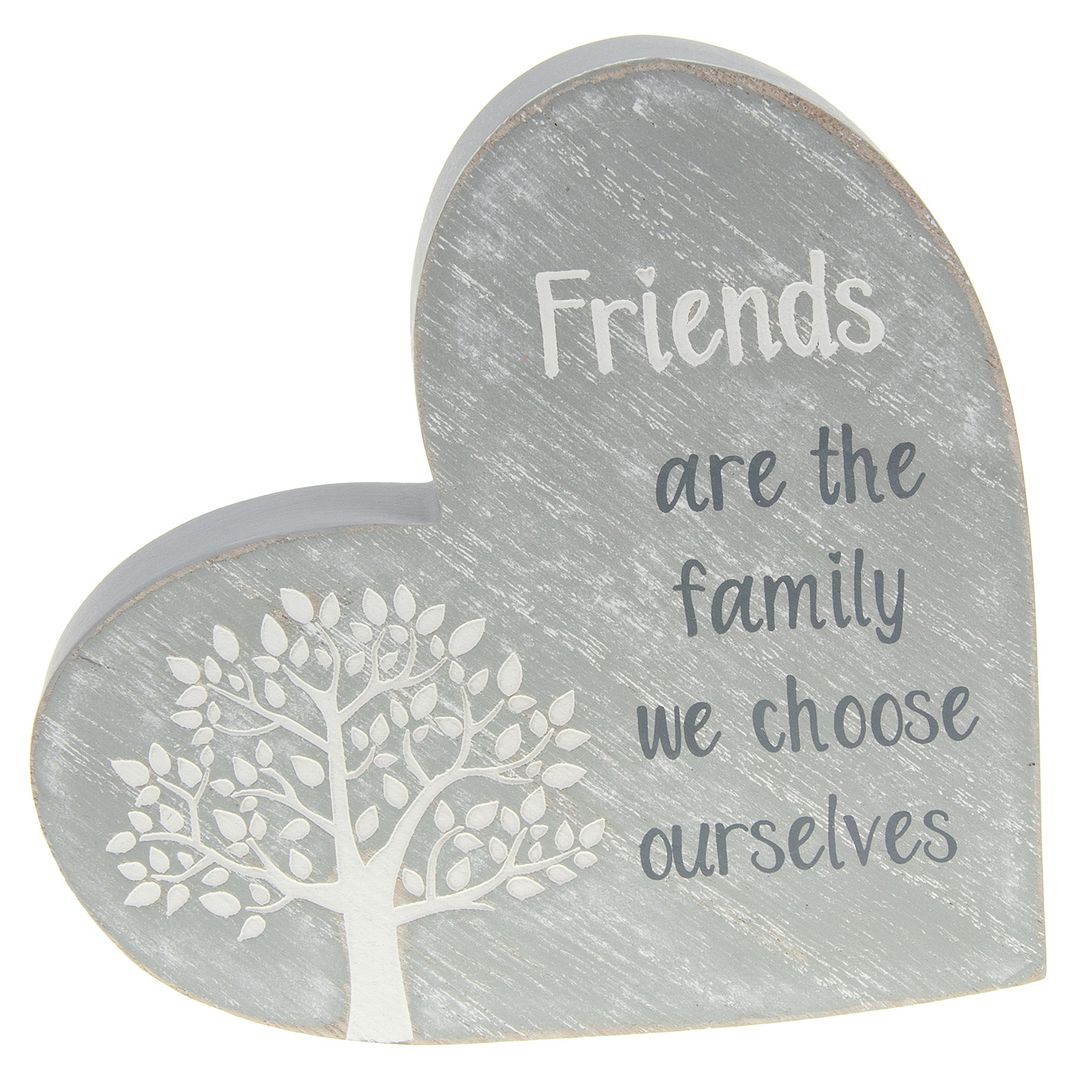 Tree of Life Grey Standing Heart Message Plaque - Mum Nan Friends Family Home - Picture 6 of 9