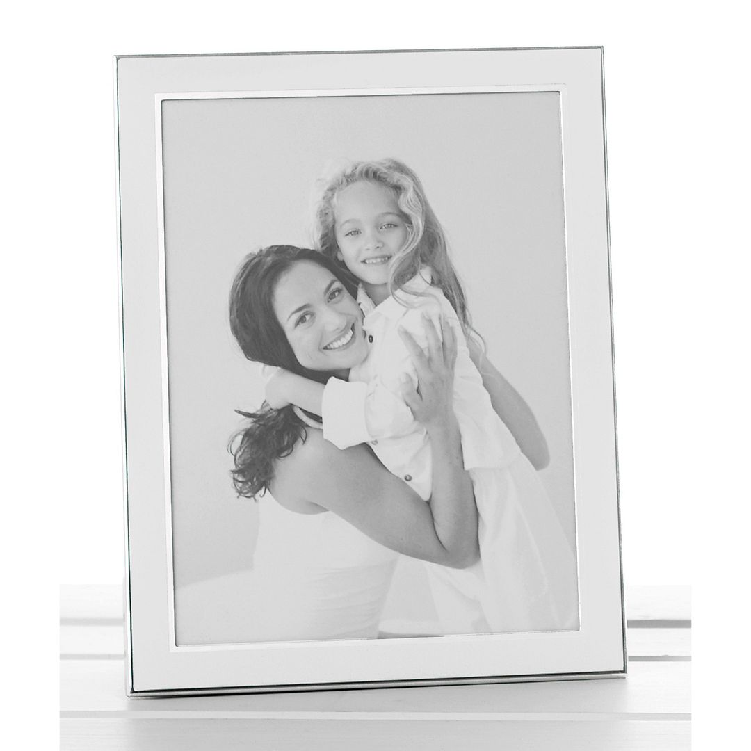 Shudehill White & Silver Plain Classic Photo Frame - 8 Size choices - Gift Boxed
