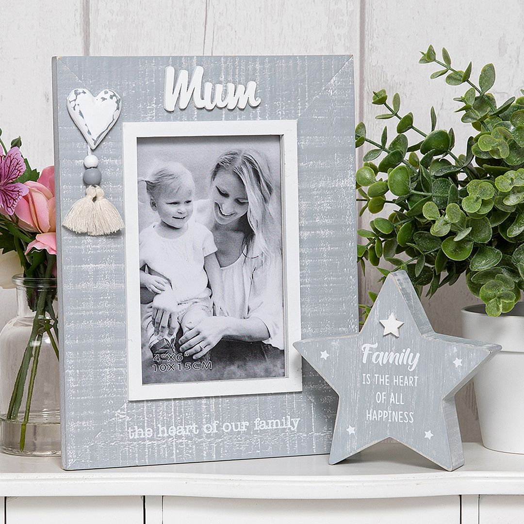 Shudehill Cool Grey Tassel Frame - Mum Nan Sister Aunt Family Friends Daughter - Picture 2 of 11
