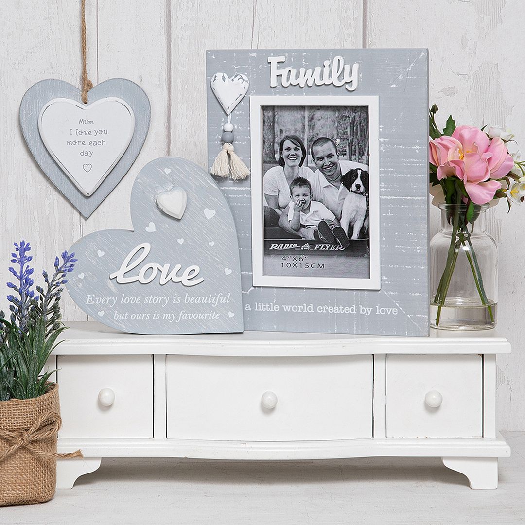 Shudehill Cool Grey Tassel Frame - Mum Nan Sister Aunt Family Friends Daughter - Picture 3 of 11