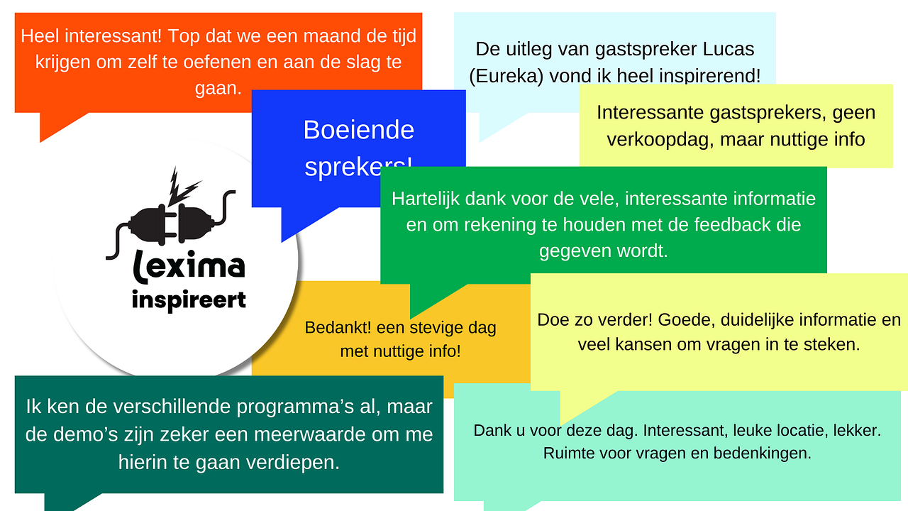 Interessante gastsprekers, geen verkoopdag, maar nuttige info