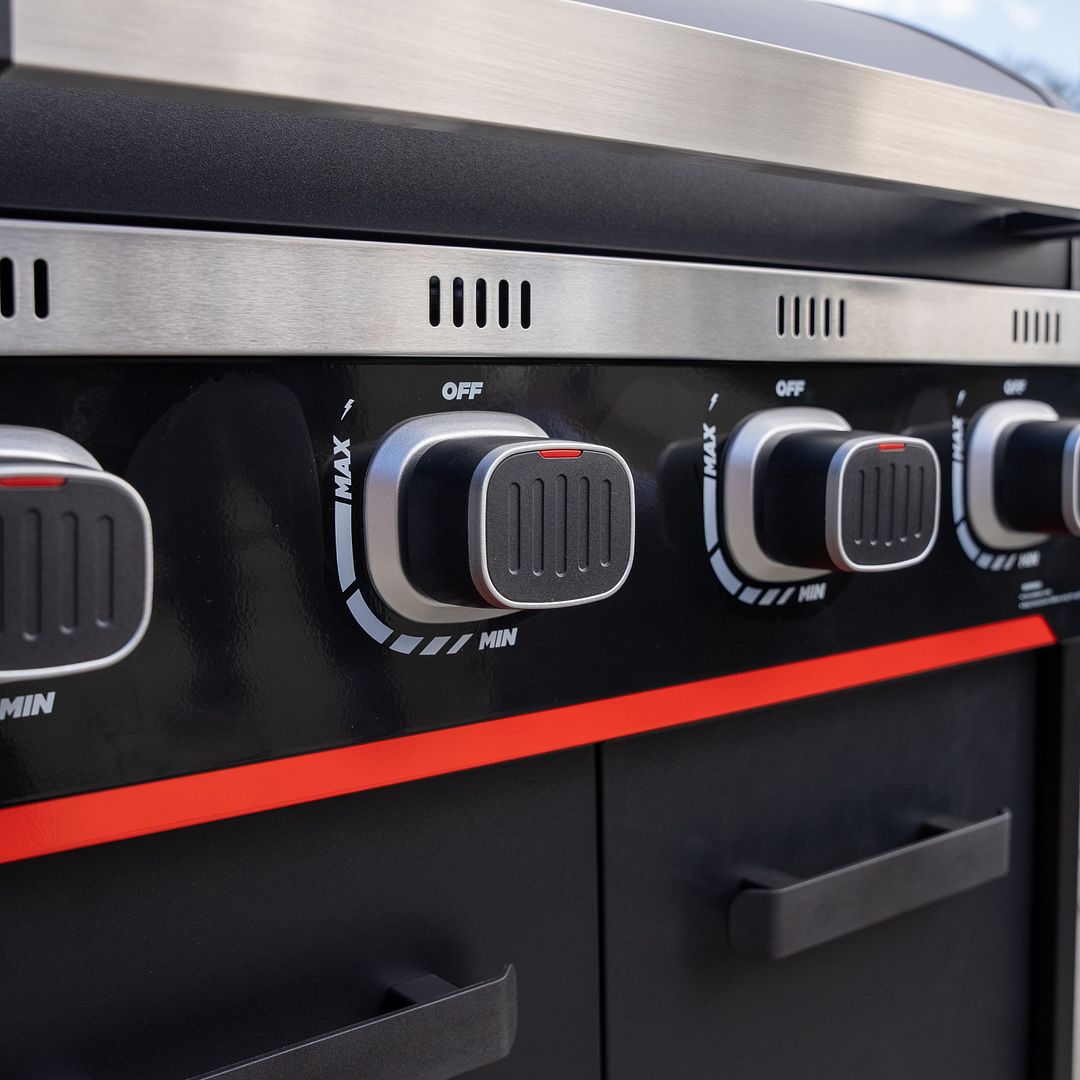 Norfolk Grills Atlas BBQ with Side Burner & Cabinet - Picture 19 of 23
