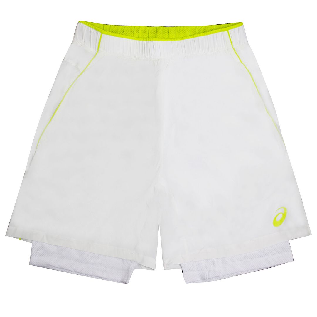 Asics Padel Player Shorts Mens Sports Tennis Pant White 132402 0047