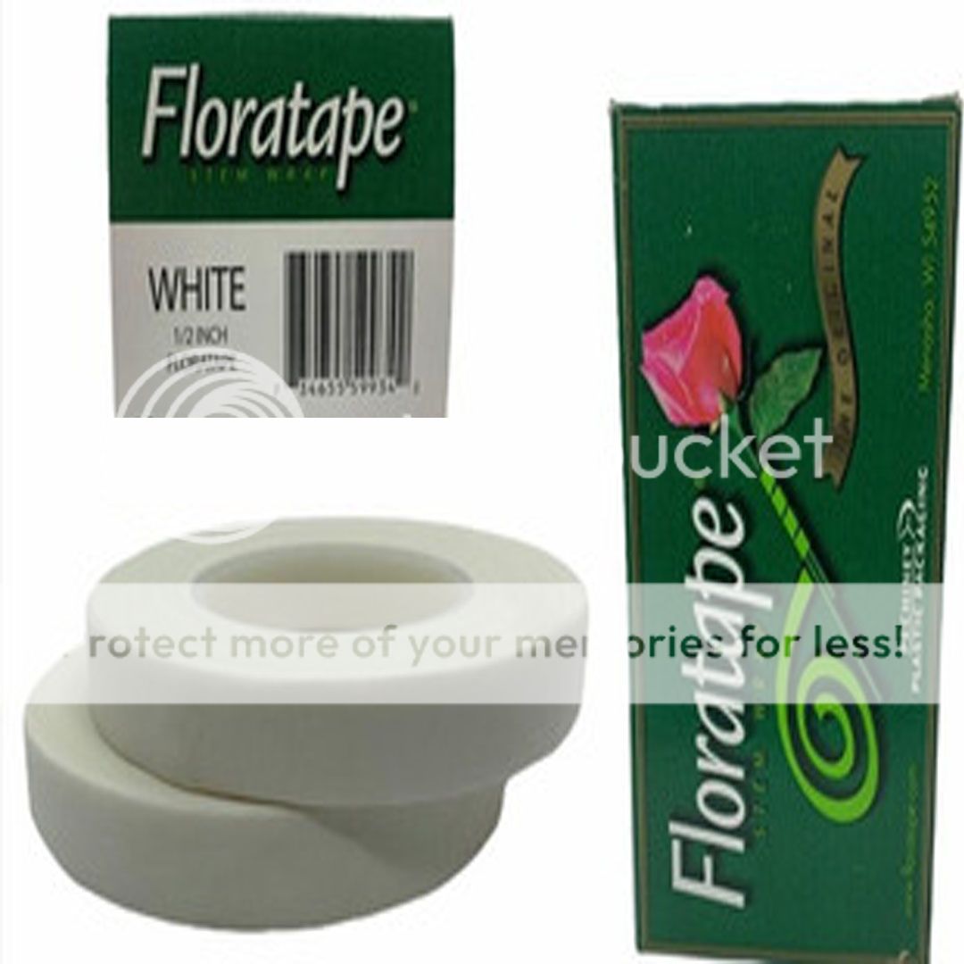 Cinta adhesiva Floratape blanco Para Cubrir Flores Y Follaje F