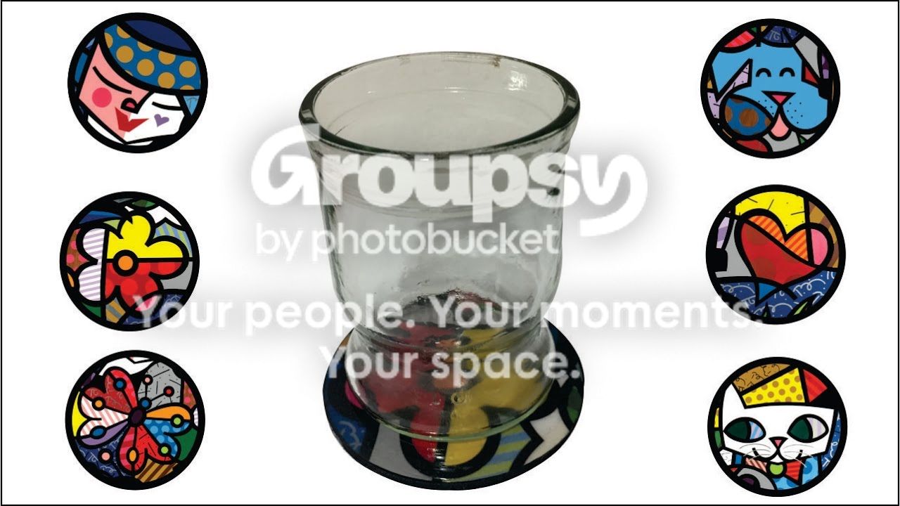 posa vasos personalizados