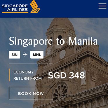 SQ Promo Singapore to Manila
