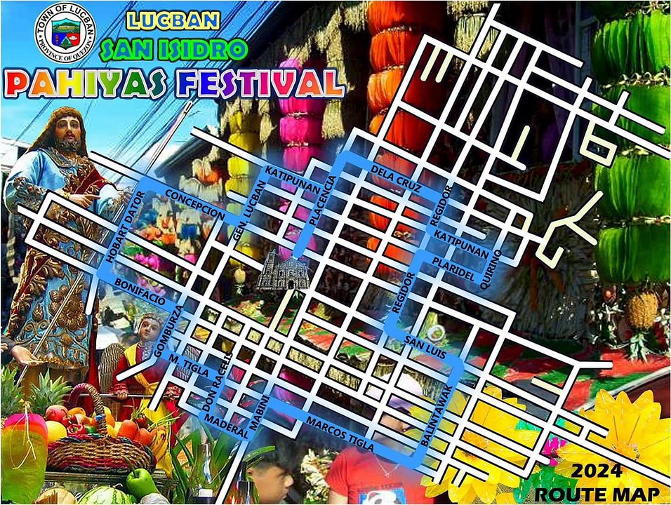 Lucban San Isidro Pahiyas Festival Route 2024 