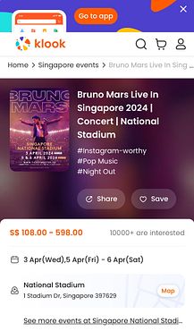Bruno Mars Live Singapore 2024
