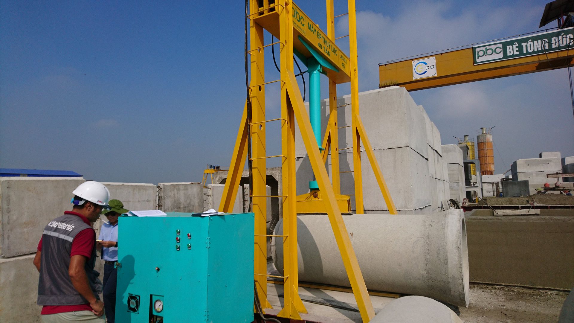 Thử nghiệm ép cống tròn